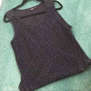 Large Navy Blue Lace Tank 💍